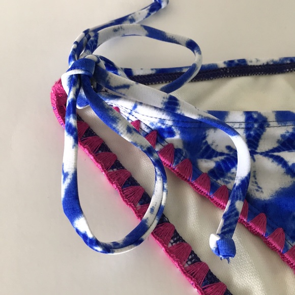 Hobie blue cream swim bottom size M NWT - Picture 3 of 8